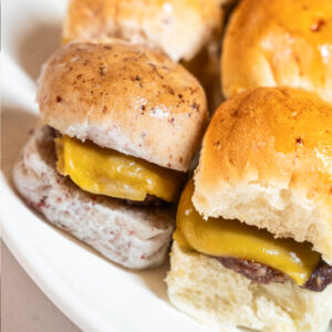 Mini Hamburguesitas con Cheddar
