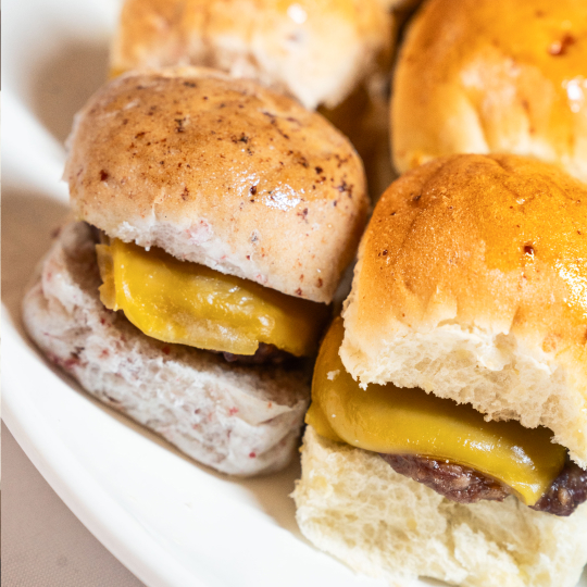 Mini Hamburguesitas con Cheddar